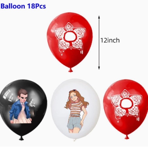 **SOLD Stranger Things Themed Party Package for your next Birthday! 139 pieces - Picture 6 of 9